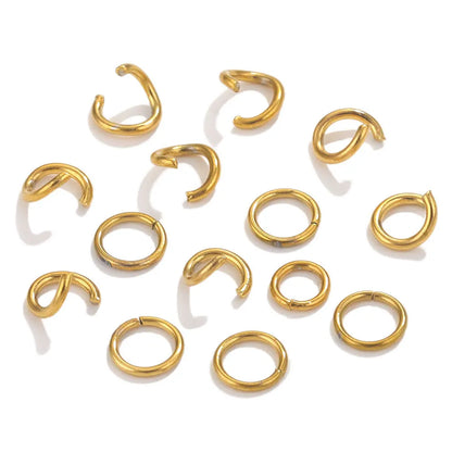 Stainless Steel 18K Gold-plated Vacuum-electroplated Color-retention