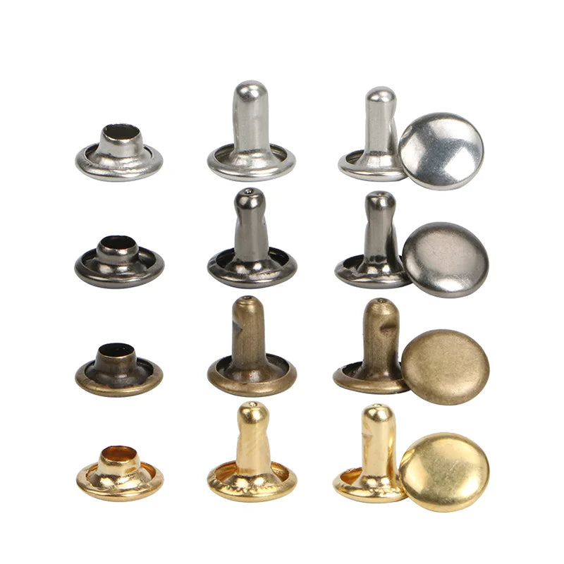 Special Bag Parts Accessories Double-Sided Stainless Steel Rivet Buckle