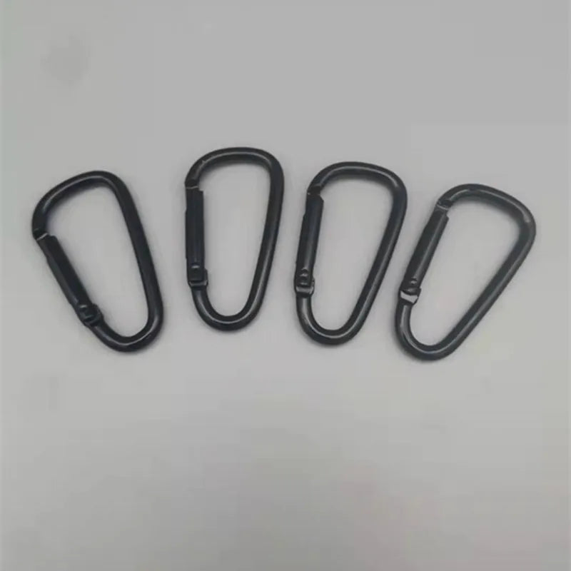 Electrophoresis Black No.5 D-shaped All-black 46mm Carabiner Outdoor