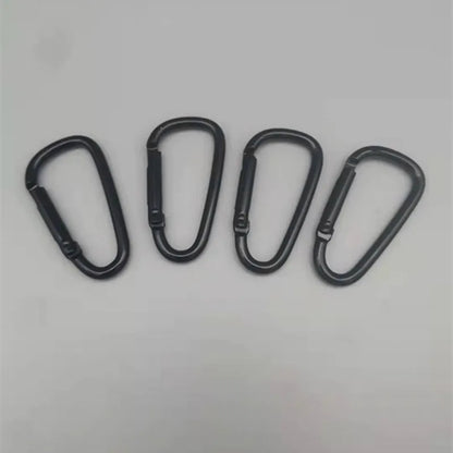 Electrophoresis Black No.5 D-shaped All-black 46mm Carabiner Outdoor