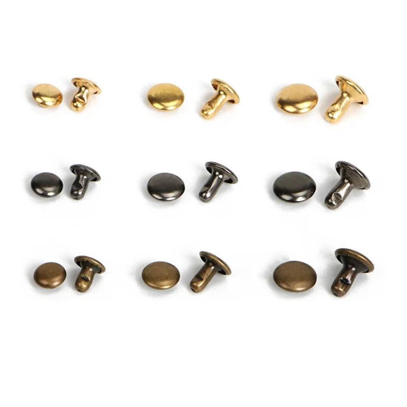 Special Bag Parts Accessories Double-Sided Stainless Steel Rivet Buckle