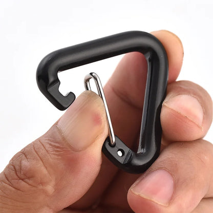 25mm Heavy Duty Aluminum Alloy Hook Carabiner Spring Triangle Buckle