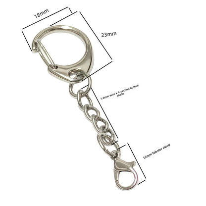 Influencer Style Zinc Alloy USB Drive Lanyard Metal Snake Chain