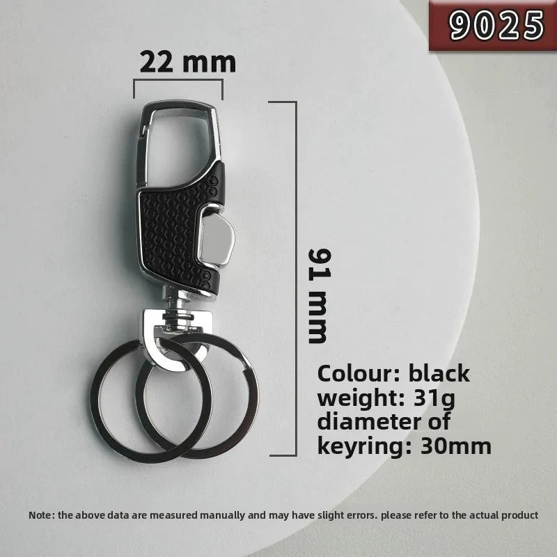 Vintage Style Metal Key Ring Promotional Heavy Duty Carabiner For Men