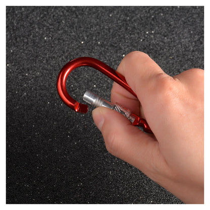 D-shaped Aluminum Alloy Carabiner For Outdoor Use Climbing Backpack