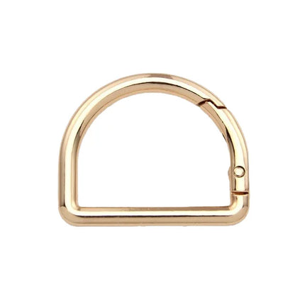 Zinc Alloy D-shaped Spring Ring Buckle Hardware Luggage Fan Accessories