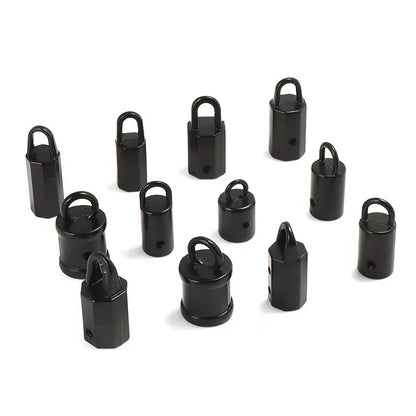 Meishi Hardware H1072 Mobile Phone Lanyard Electrophoresis Black Single