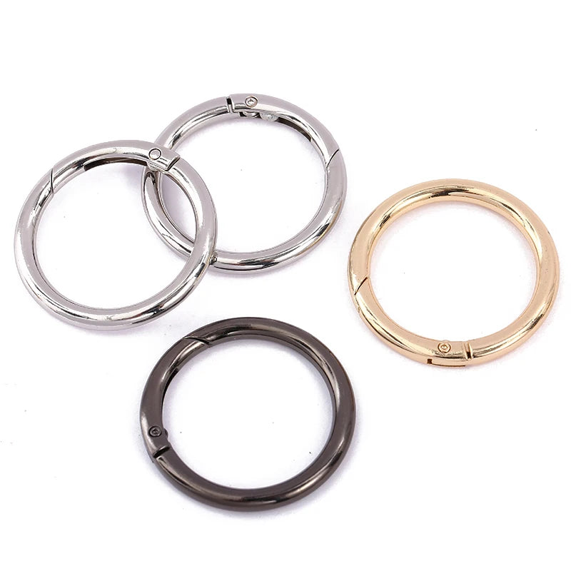 TONG TU Fashion Zinc Alloy Multi-Colo Snap Hook O Rings Handbag Strap