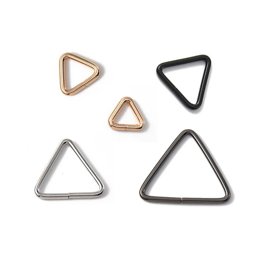 Triangle Metal Buckle Strong Zinc Alloy Eco-friendly Fashion Ring