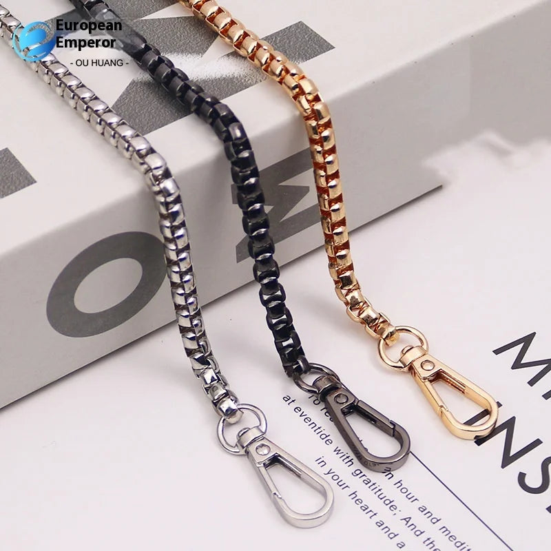 Hong Tu Universal Single Shoulder Snake Bone Chain Flat O Bag Chain