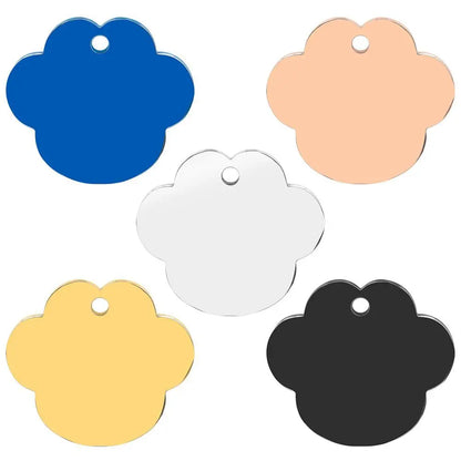 HongTu HT Model Polished Stainless Steel Dog Tag Anti-Lost Keychain