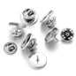 Stainless Steel Electroplated Noble Person Theme Brooch Base With Snap