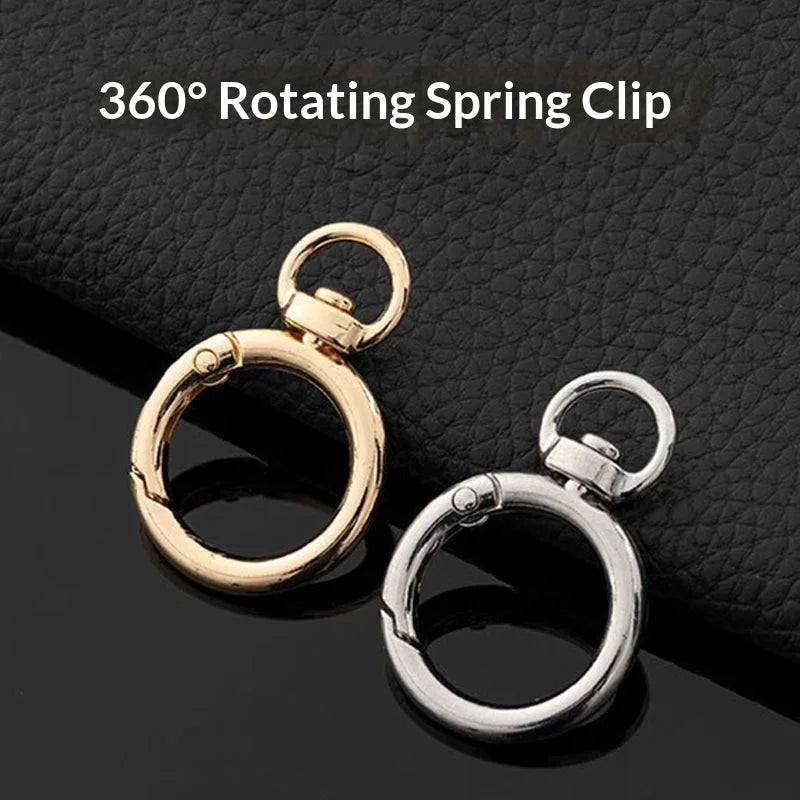 HT Model 0035 6mm Electroplated Zinc Alloy Spring Clasp Swivel Small