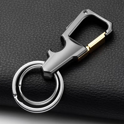 Multifunctional Creative Zinc Alloy Keychain Bottle Opener Small Knife