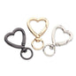 Heart-Shaped Metal Spring Clip Snap Hook Carabiner DIY Hardware
