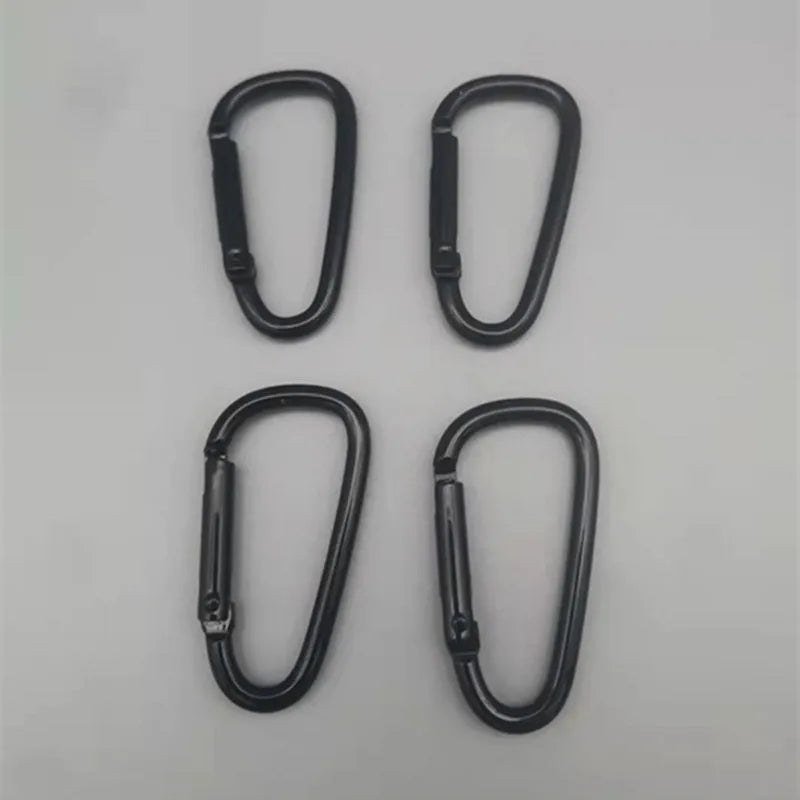 Electrophoresis Black No.5 D-shaped All-black 46mm Carabiner Outdoor