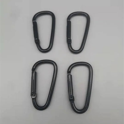 Electrophoresis Black No.5 D-shaped All-black 46mm Carabiner Outdoor