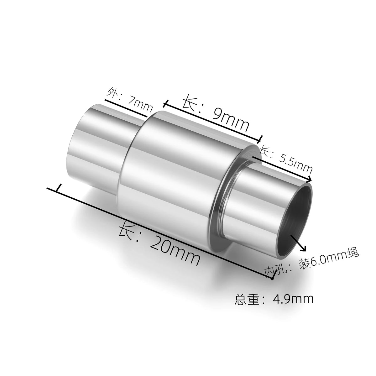 Hong Tu HT Model Stainless Steel Magnetic Luggage Buckle Eco-friendly
