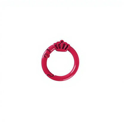 Zinc Alloy Mini Carabiner Keychain - Color-Baked Paint