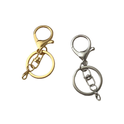 Zinc Alloy Lobster Clasp Key Hook - DIY Keychain Hardware