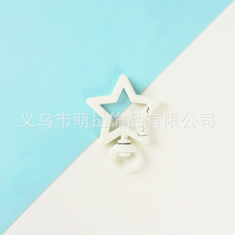 Stainless Steel Five-Pointed Star Carabiner - DIY Keychain