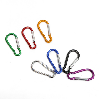 Durable Metal Outdoor Carabiner - Mountaineering & Fishing Hook