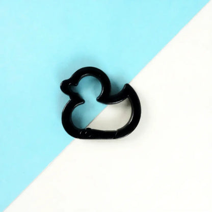 Duck Shape Alloy Carabiner Keychain - Digital Print, Lightweight