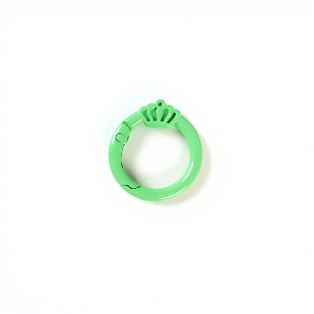 Zinc Alloy Mini Carabiner Keychain - Color-Baked Paint