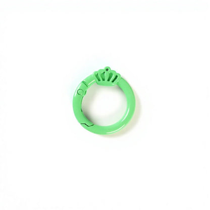 Zinc Alloy Mini Carabiner Keychain - Color-Baked Paint