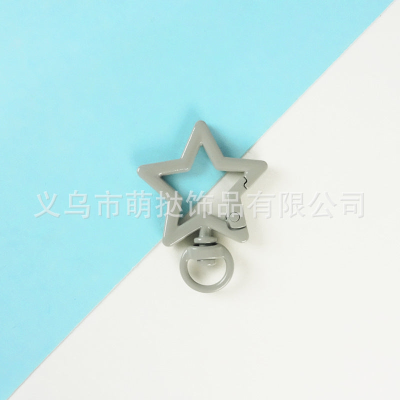 Stainless Steel Five-Pointed Star Carabiner - DIY Keychain